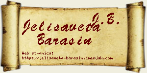 Jelisaveta Barašin vizit kartica